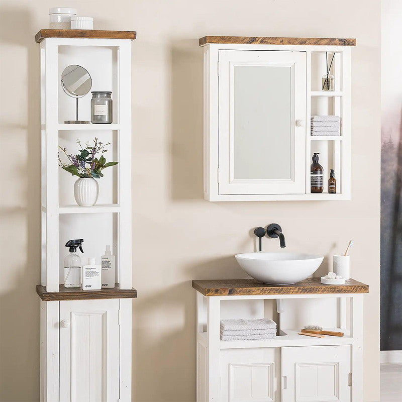 Baliton Solid Pine Mirror Cabinet