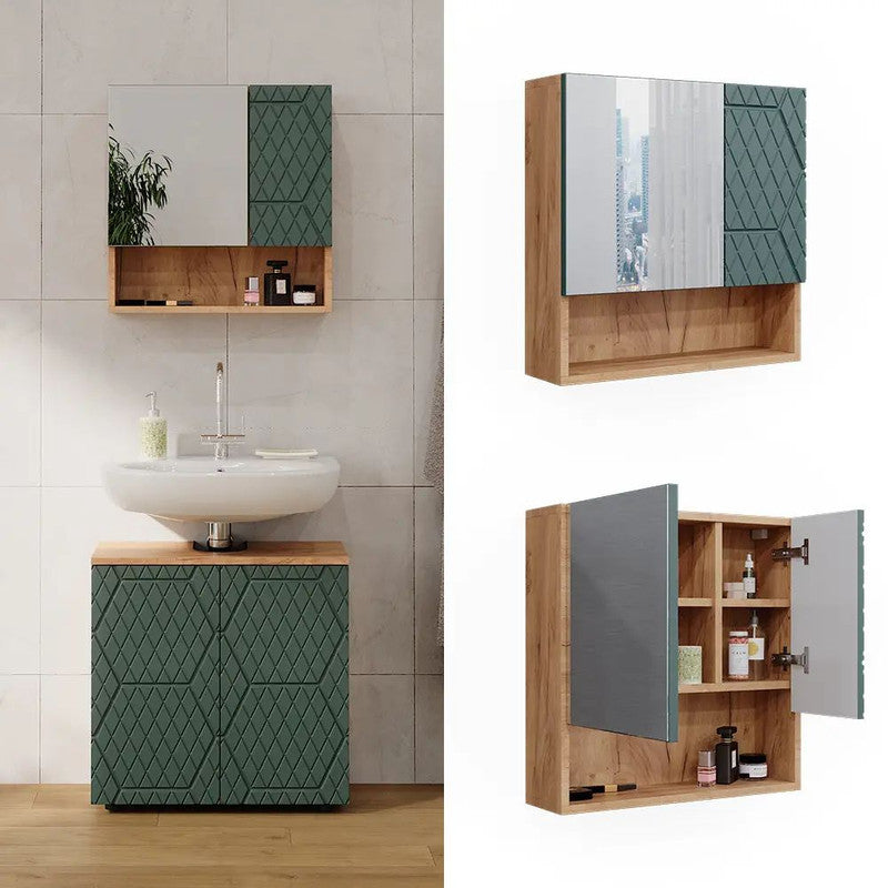 Iorima Bathroom Mirror Cabinet