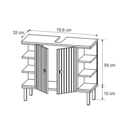 Anuis Washbasin Base Cabinet