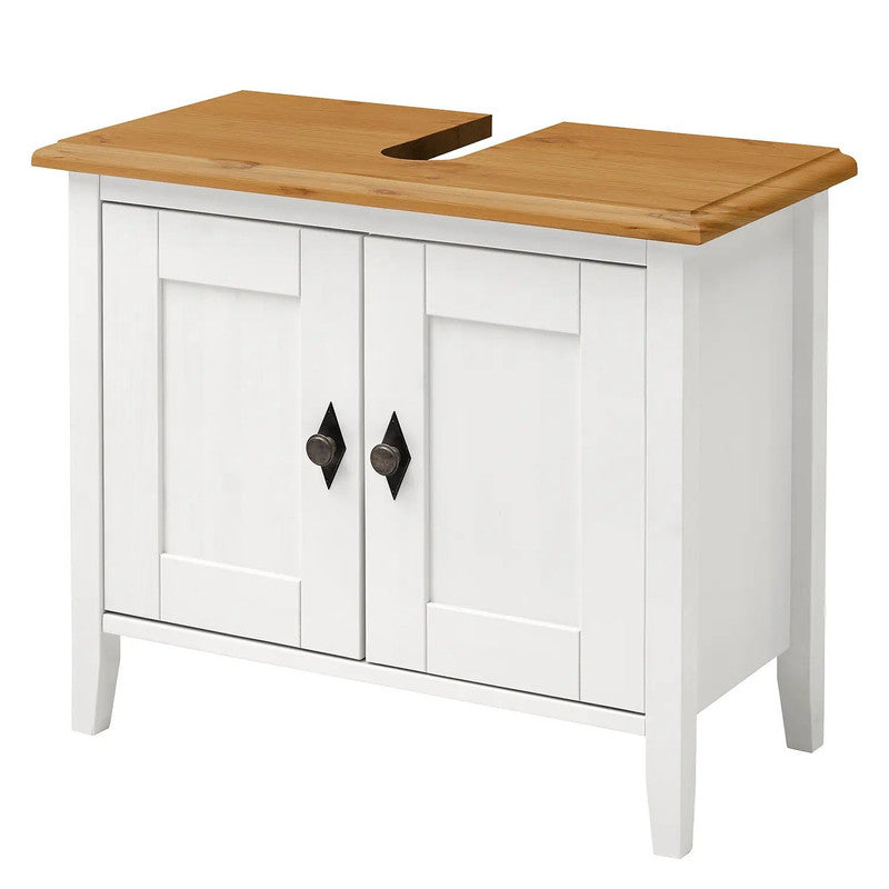 Bouset Solid Pine Washbasin Base Cabinet