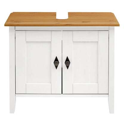 Bouset Solid Pine Washbasin Base Cabinet