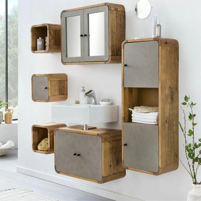 Troven Wall Mounted Bathroom Cabinet