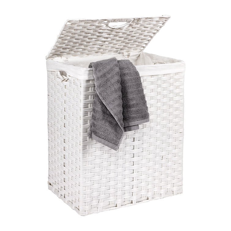 Selas Handwoven Rectangle Laundry Hamper